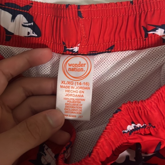 Red Swimming Shorts. Never used - Picture 2 of 3